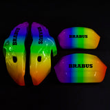 Brake Caliper Covers for Mercedes-Benz C43 2015-2018 – Brabus Style in Custom Color – Set of 4 + Warranty