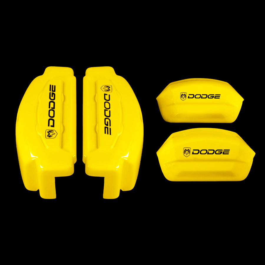 Brake Caliper Covers for Dodge RAM 1500 2019-2023 in Yellow Color – Set of 4 + Warranty