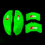 Brake Caliper Covers for Audi A6 2012-2015 – RS Style in Green Color – Set of 4 + Warranty