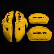Brake Caliper Covers for Mercedes-Benz C63 2017-2018 – AMG Style in Yellow Color – Set of 4 + Warranty