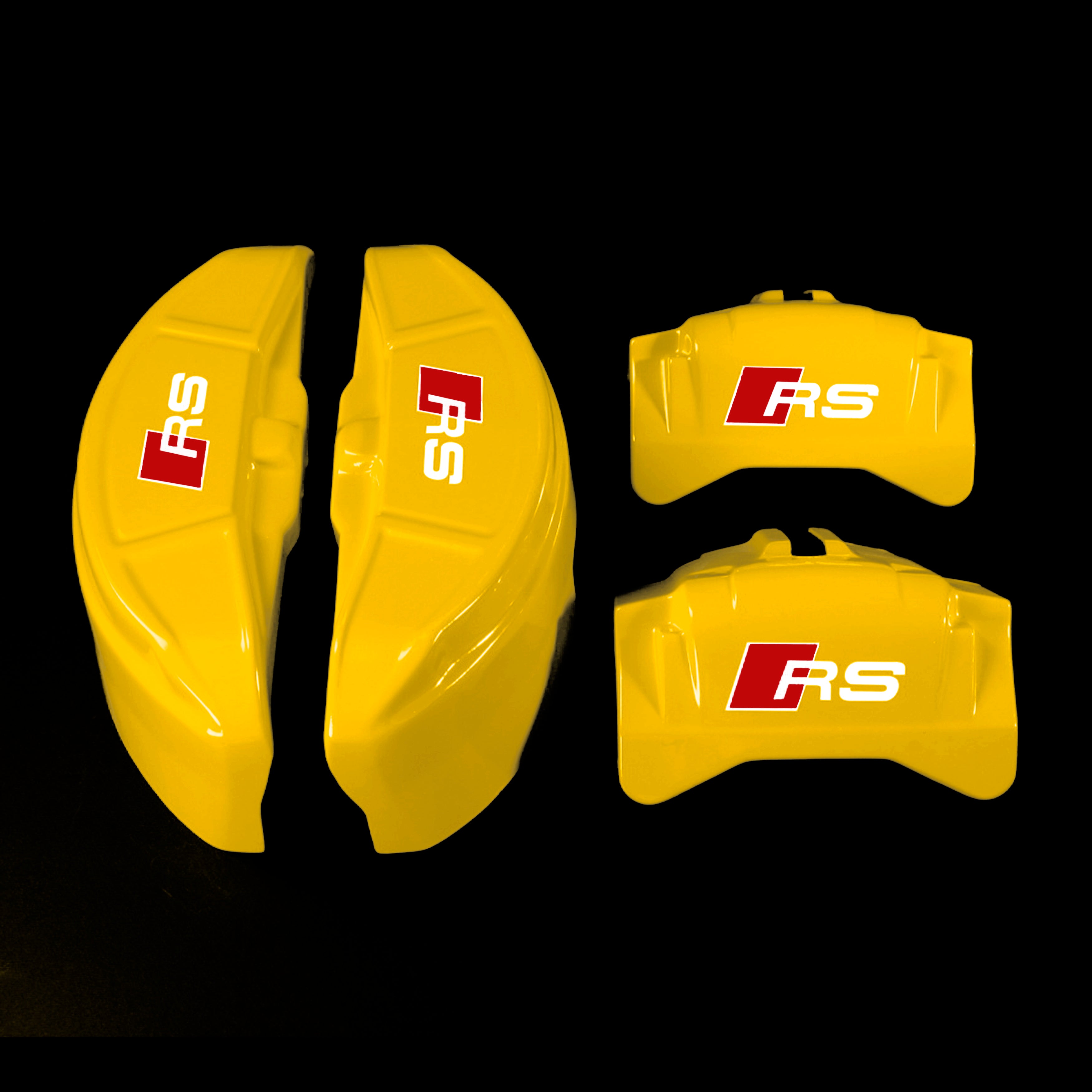 Brake Caliper Covers for Audi A7 2012-2015 – RS Style in Yellow Color – Set of 4 + Warranty