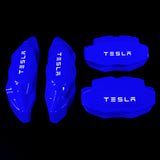 Brake Caliper Covers for Tesla Model X 2017-2020 in Blue Color – Set of 4 + Warranty