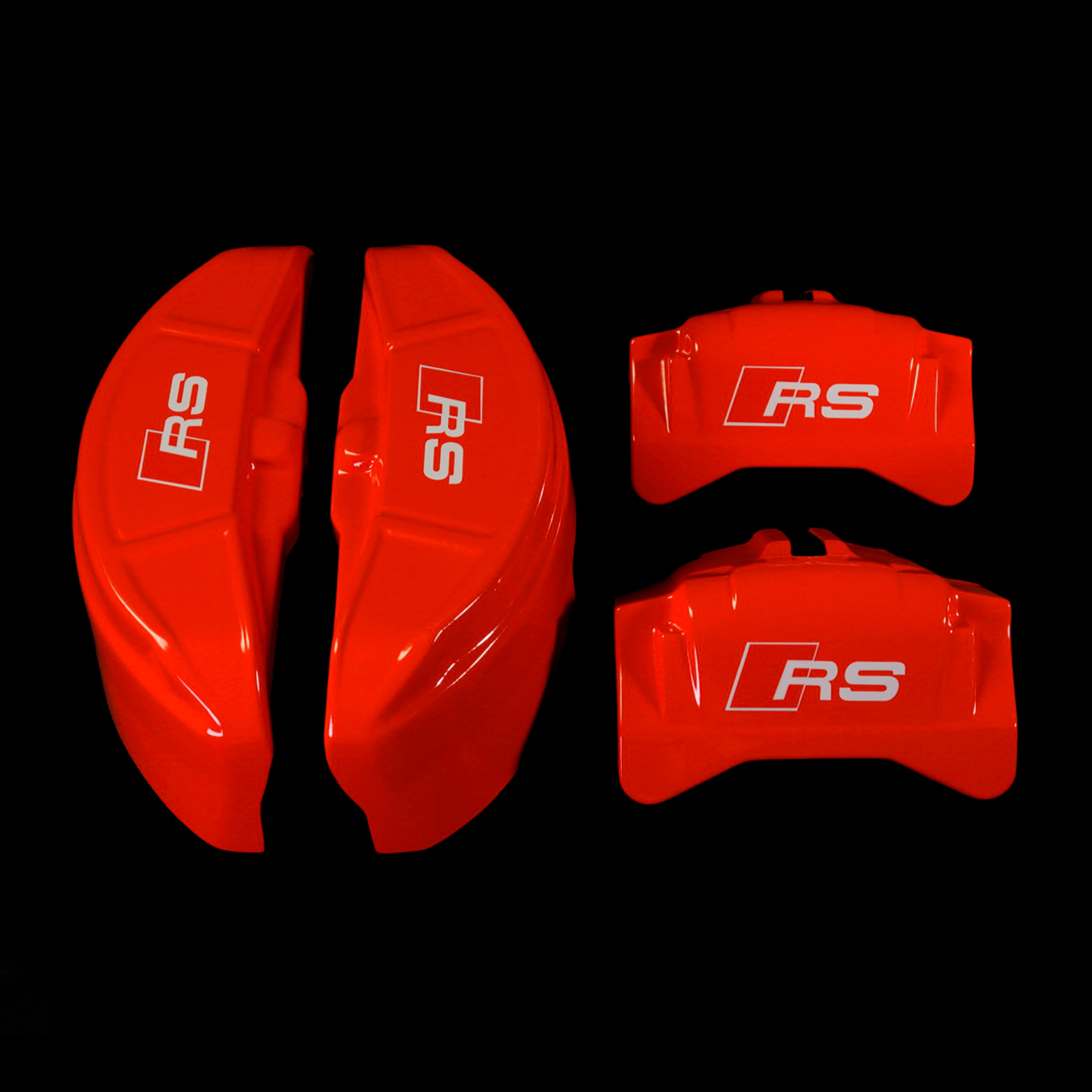 Brake Caliper Covers for Audi A6 2012-2015 – RS Style in Red Color – Set of 4 + Warranty