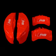Brake Caliper Covers for Audi A6 2012-2015 – RS Style in Red Color – Set of 4 + Warranty