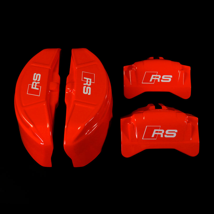 Brake Caliper Covers for Audi A6 2012-2015 – RS Style in Red Color – Set of 4 + Warranty