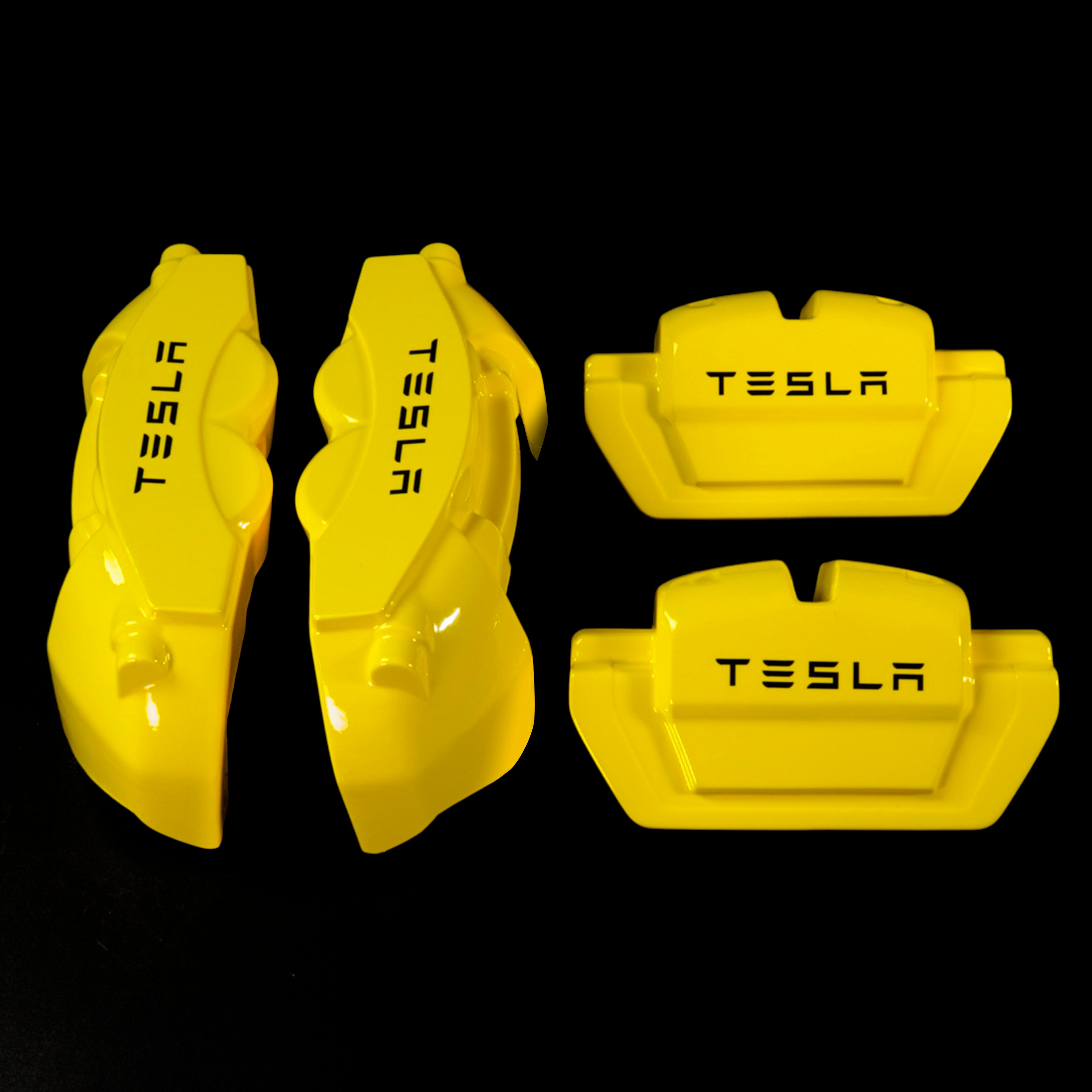 Brake Caliper Covers for Tesla Model 3 2017-2023 in Yellow Color – Set of 4 + Warranty
