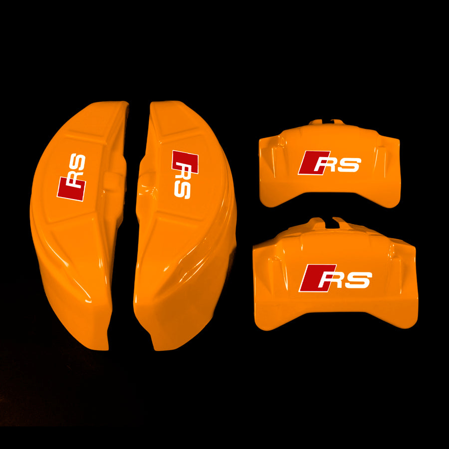 Brake Caliper Covers for Audi A7 2012-2015 – RS Style in Orange Color – Set of 4 + Warranty