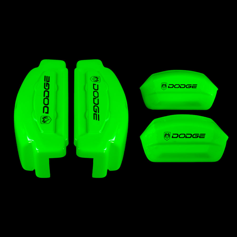 Brake Caliper Covers for Dodge RAM 1500 2019-2023 in Green Color – Set of 4 + Warranty