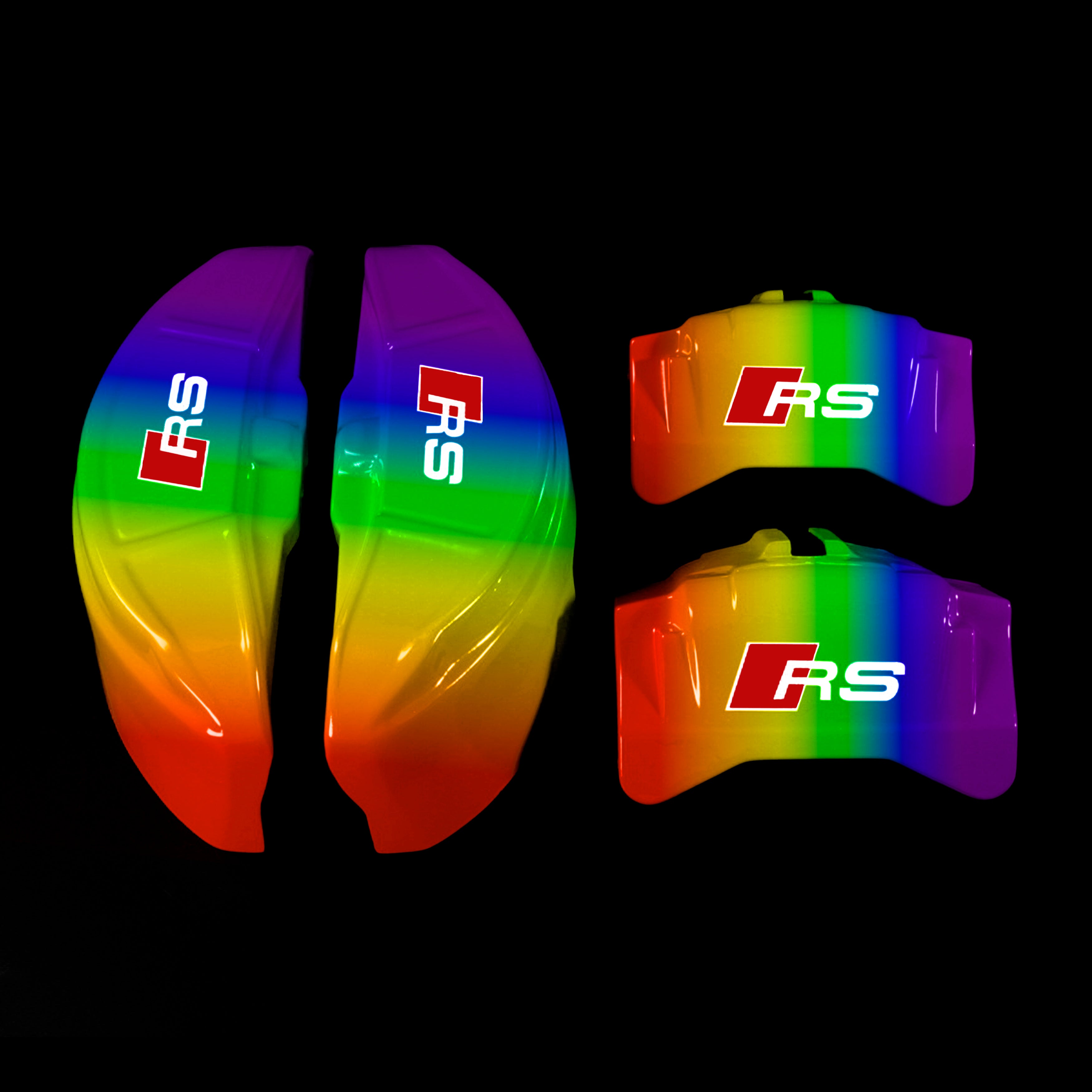 Brake Caliper Covers for Audi A6 2012-2015 – RS Style in Custom Color – Set of 4 + Warranty
