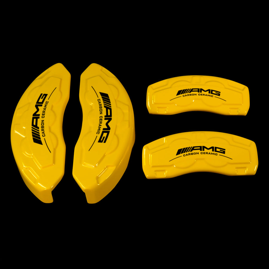 Brake Caliper Covers for Mercedes-Benz CLA250 2020-2023 – AMG Style in Yellow Color – Set of 4 + Warranty