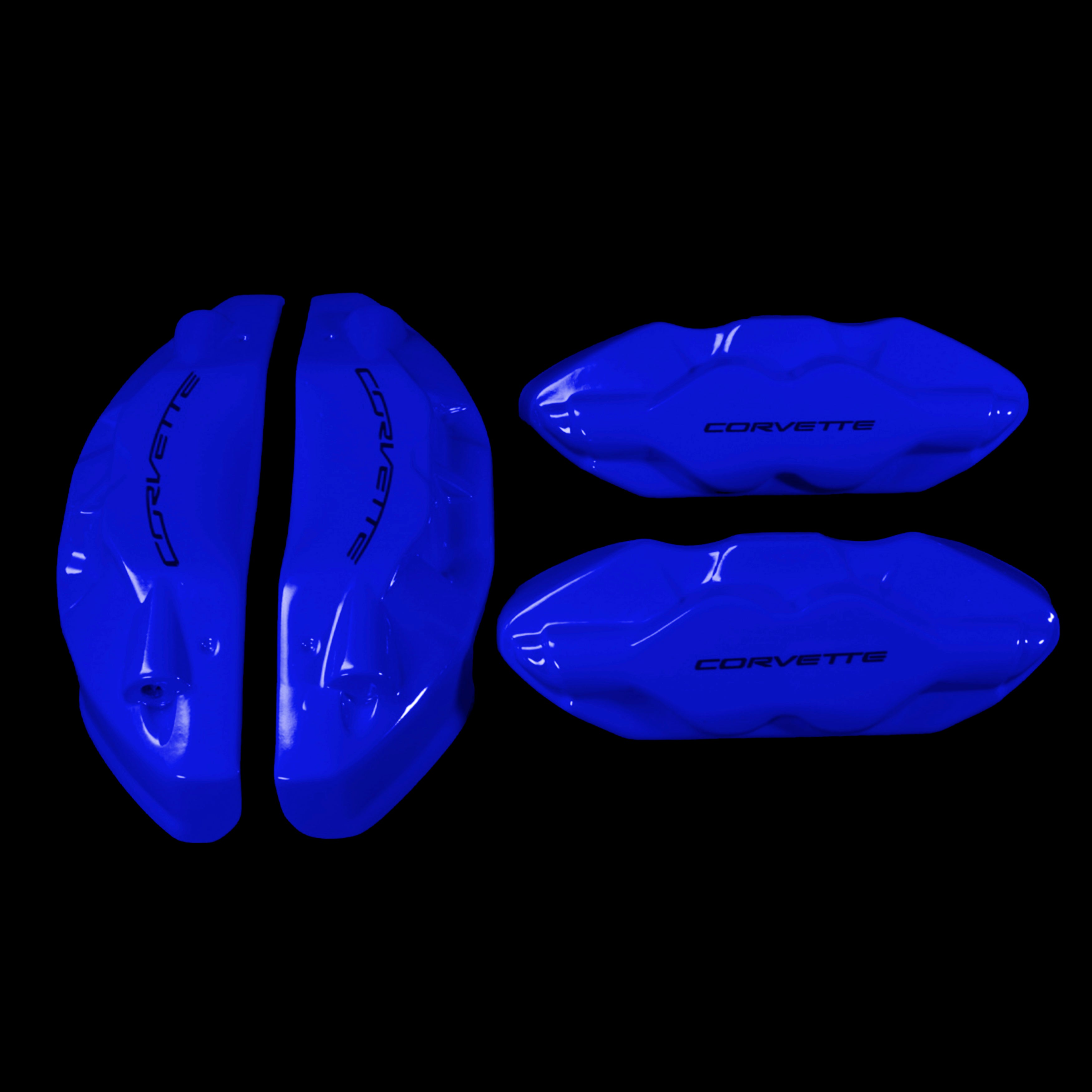 Brake Caliper Covers for Chevrolet Corvette in Blue Color – Set of 4 + Warranty