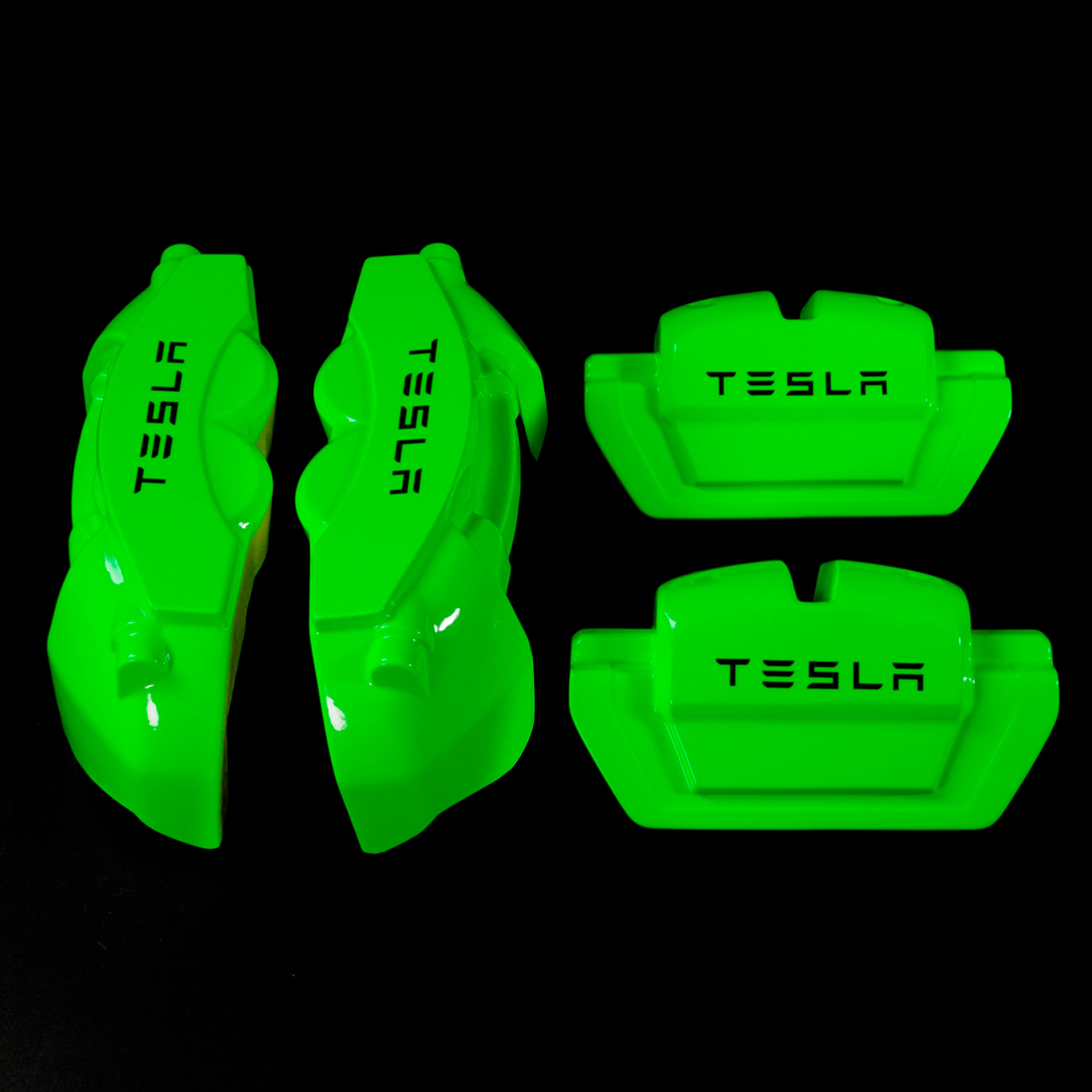 Brake Caliper Covers for Tesla Model 3 2017-2023 in Green Color – Set of 4 + Warranty