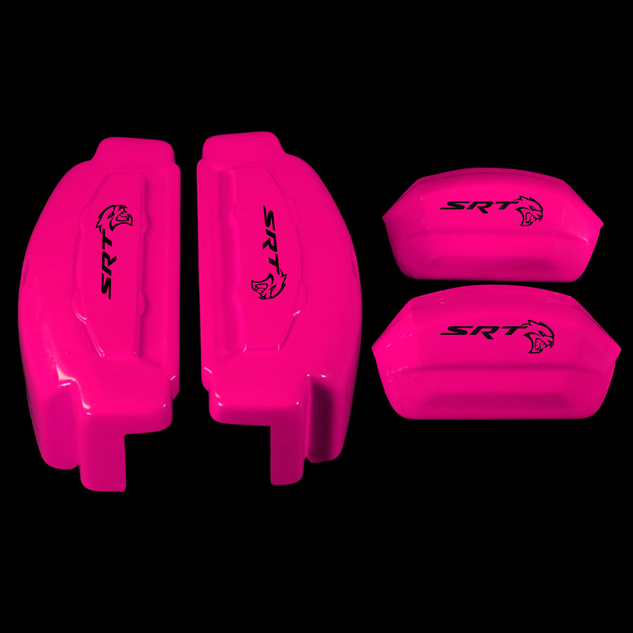 Brake Caliper Covers for Jeep Grand Cherokee 2014-2022 – SRT Style in Fuchsia Color – Set of 4 + Warranty