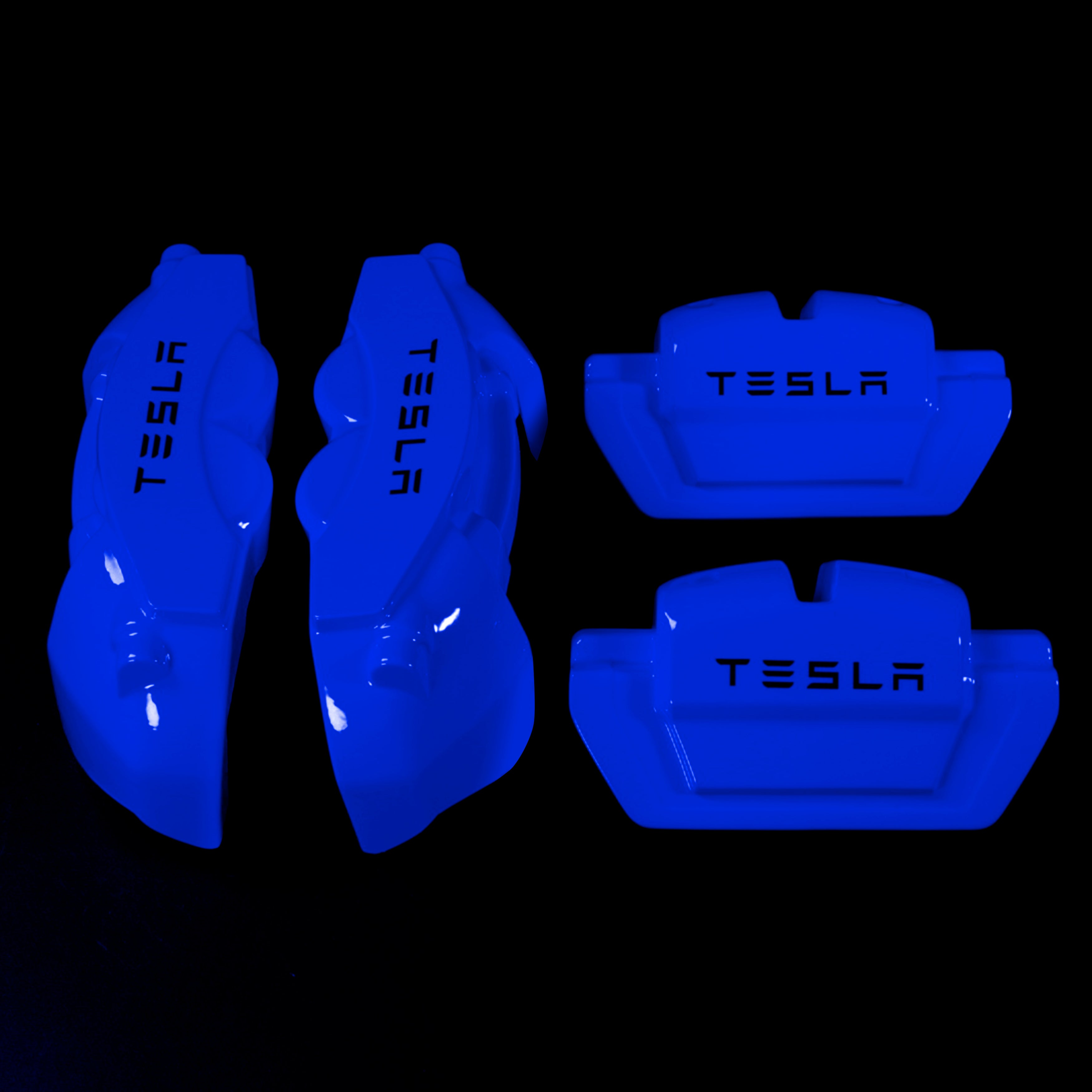 Brake Caliper Covers for Tesla Model 3 2017-2023 in Blue Color – Set of 4 + Warranty