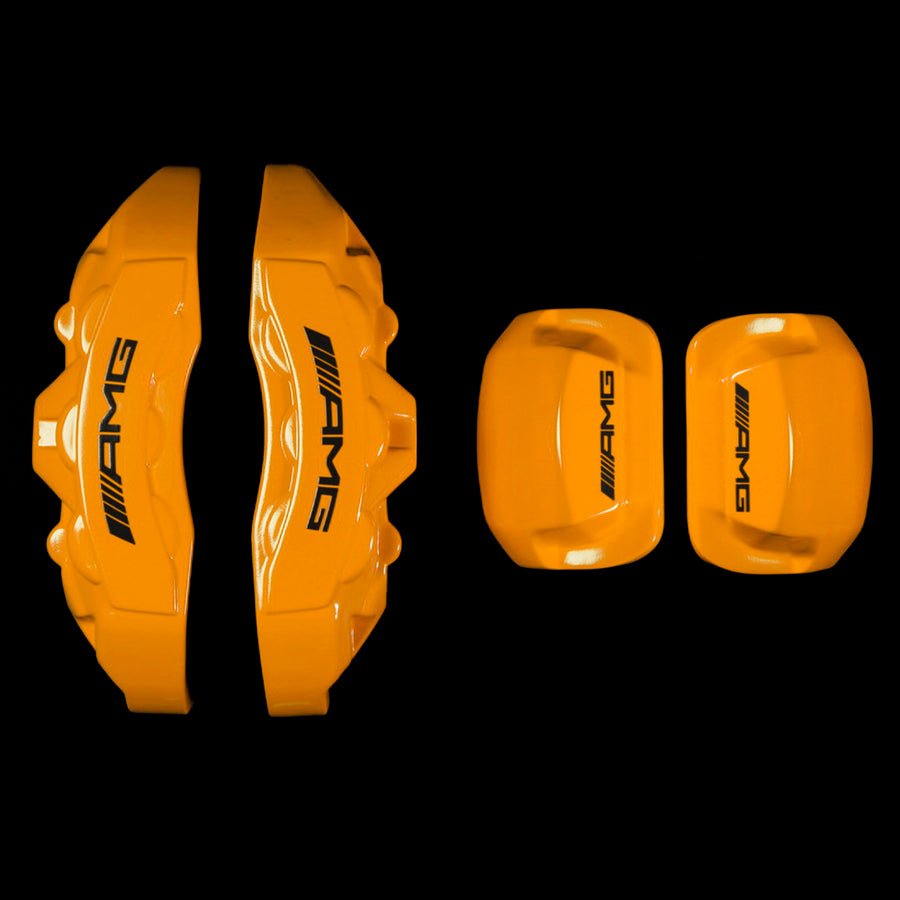 Brake Caliper Covers for Mercedes-Benz G63 2008-2018 – AMG Style in Orange Color – Set of 4 + Warranty