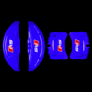 Brake Caliper Covers for Audi A6 2012-2015 – RS Style in Blue Color – Set of 4 + Warranty