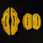 Brake Caliper Covers for Mercedes-Benz C63 2017-2018 – AMG Style in Yellow Color – Set of 4 + Warranty