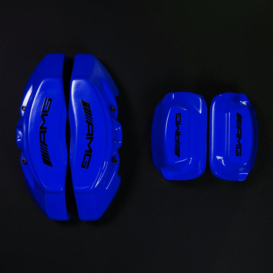Brake Caliper Covers for Mercedes-Benz E400 2003-2016 – AMG Style in Blue Color – Set of 4 + Warranty