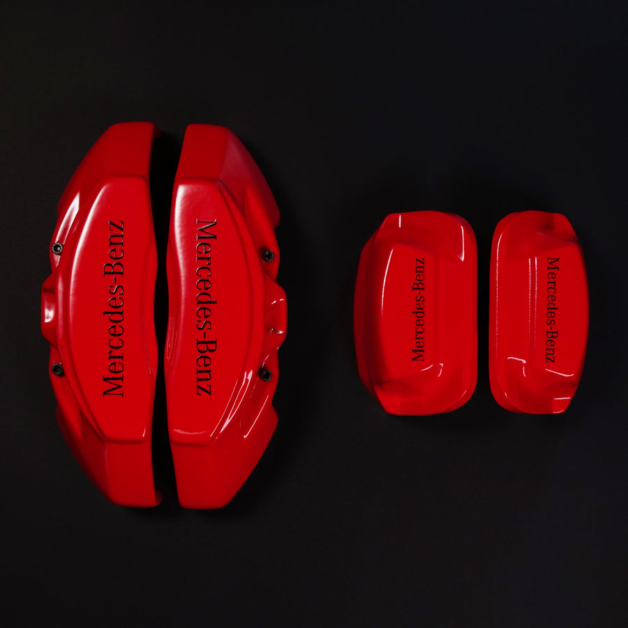 Brake Caliper Covers for Mercedes-Benz E400 2003-2016 in Red Color Set of 4 + Warranty