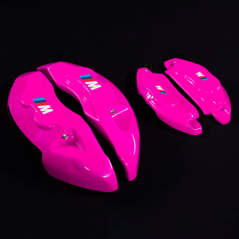 Brake Caliper Covers for BMW X1 2013-2017 – M Style in Fuchsia Color – Set of 4 + Warranty