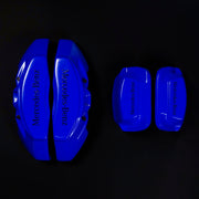 Custom Brake Caliper Covers for Mercedes-Benz in Blue Color – Set of 4 + Warranty