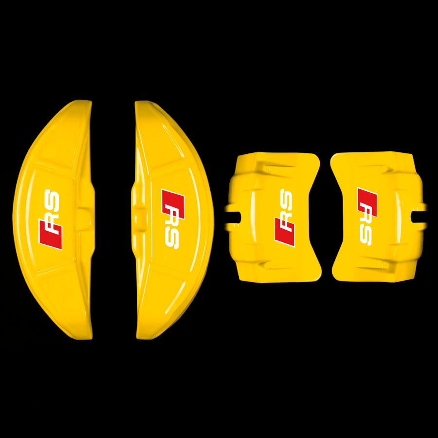 Brake Caliper Covers for Audi A6 2012-2015 – RS Style in Yellow Color – Set of 4 + Warranty