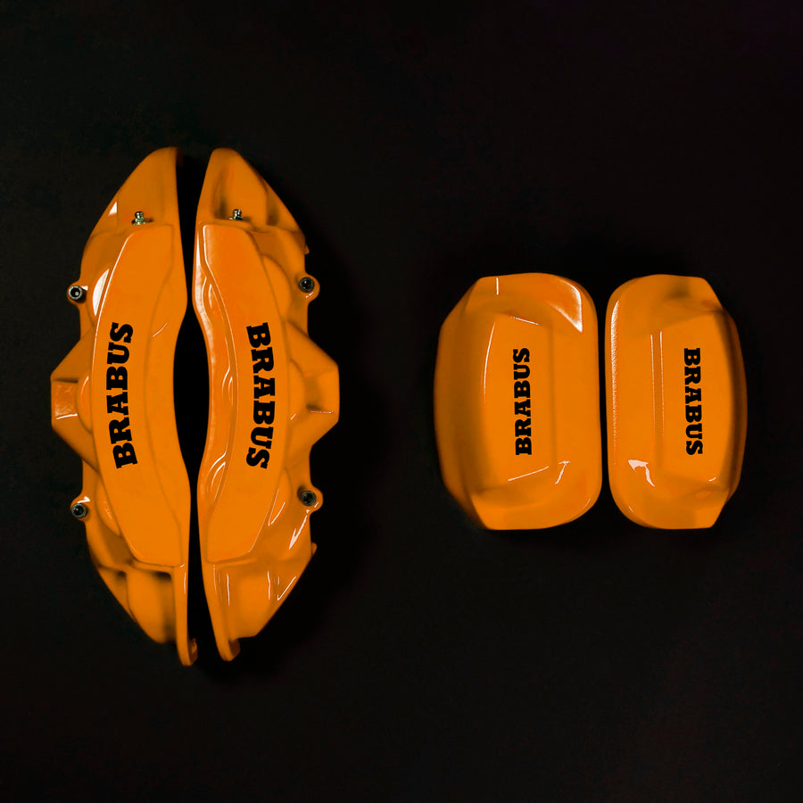 Brake Caliper Covers for Mercedes-Benz G550 1991-2018 – Brabus in Orange Color – Set of 4 + Warranty