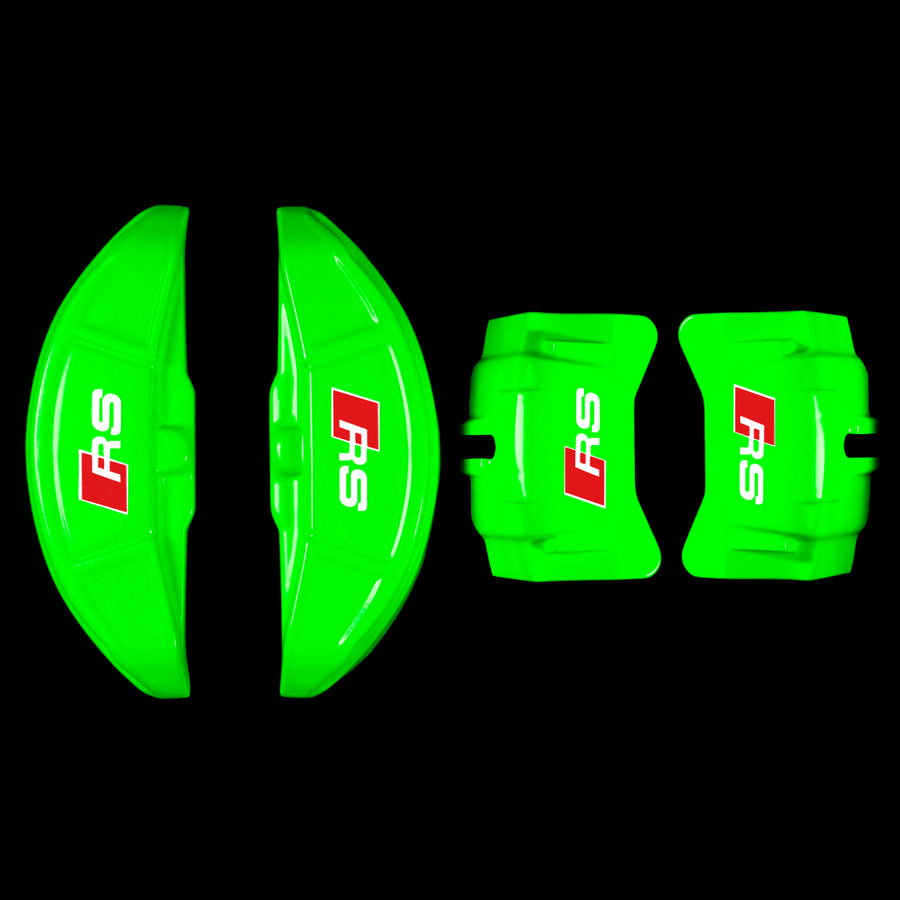 Brake Caliper Covers for Audi A6 2012-2015 – RS Style in Green Color – Set of 4 + Warranty