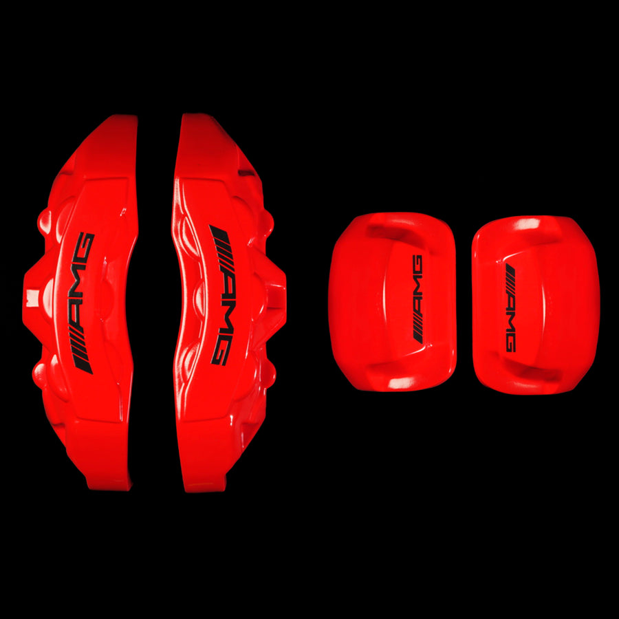 Brake Caliper Covers for Mercedes-Benz G63 2008-2018 – AMG Style in Red Color – Set of 4 + Warranty