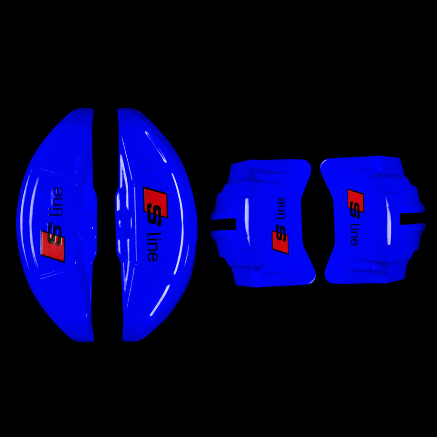 Brake Caliper Covers for Audi A7 2012-2015 – S line Style in Blue Color – Set of 4 + Warranty