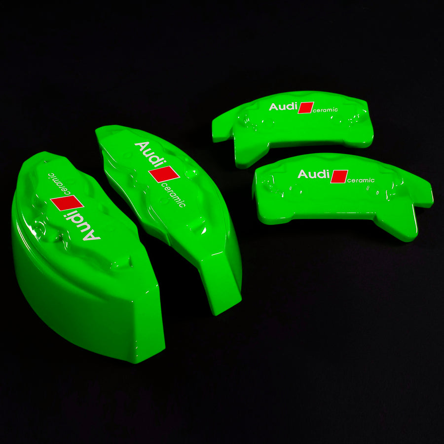 Brake Caliper Covers for Audi Q5 2009-2016 – Ceramic Style in Green Color – Set of 4 + Warranty