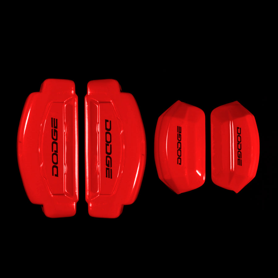 Brake Caliper Covers for Dodge Charger 2006-2020 in Red Color – Set of 4 + Warranty