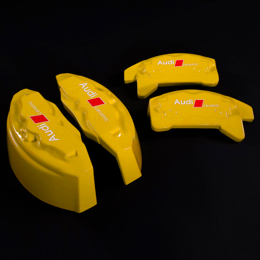 Brake Caliper Covers for Audi Q5 2009-2016 – Ceramic Style in Yellow Color – Set of 4 + Warranty