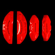 Brake Caliper Covers for Chevrolet Corvette in Red Color – Set of 4 + Warranty