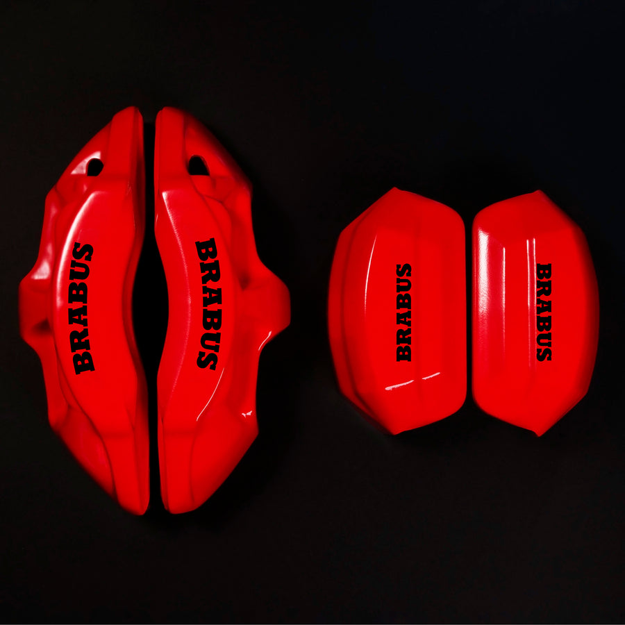 Brake Caliper Covers for Mercedes-Benz C63 2015-2018 – in Red Color – Set of 4 + Warranty