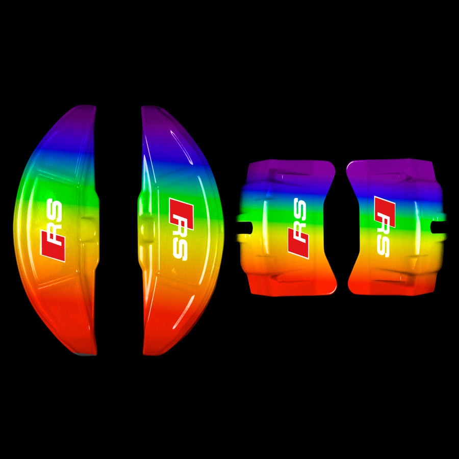 Brake Caliper Covers for Audi A6 2012-2015 – RS Style in Custom Color – Set of 4 + Warranty