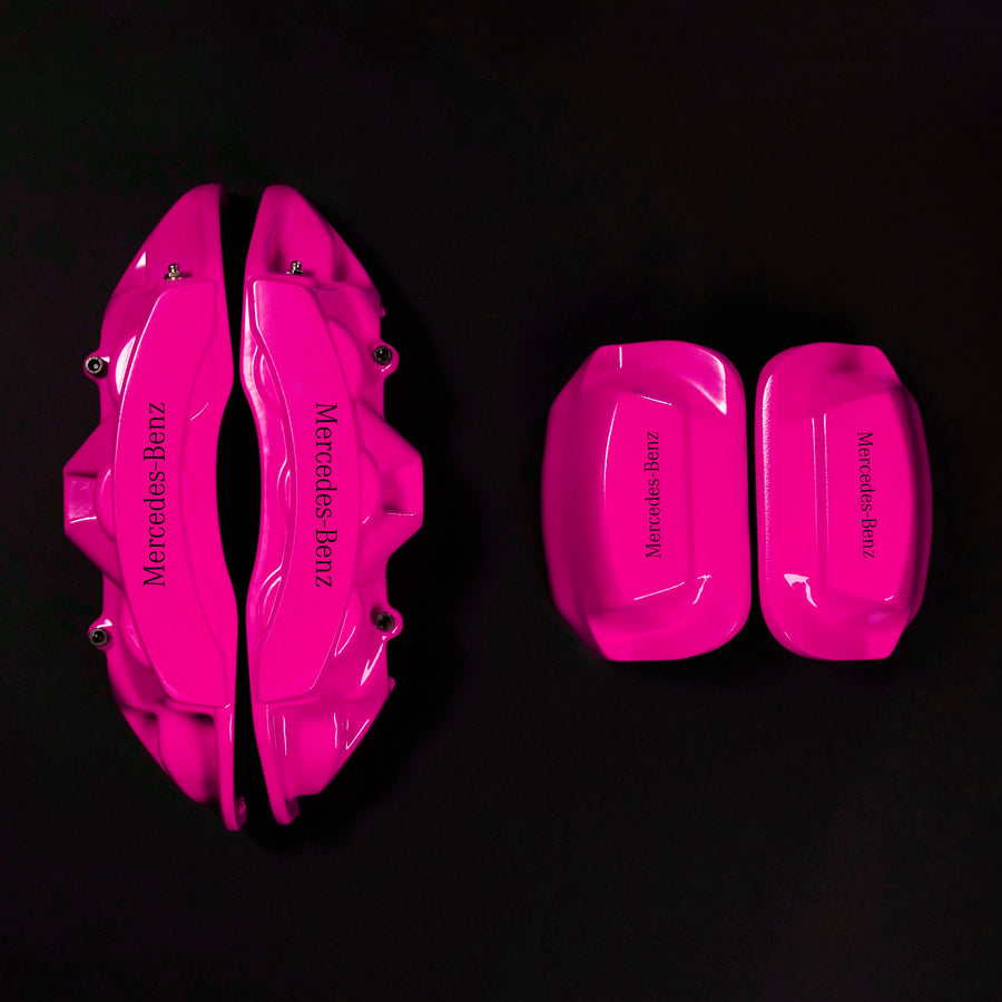 Brake Caliper Covers for Mercedes-Benz G550 2018-2024 in Fuchsia Color – Set of 4 + Warranty