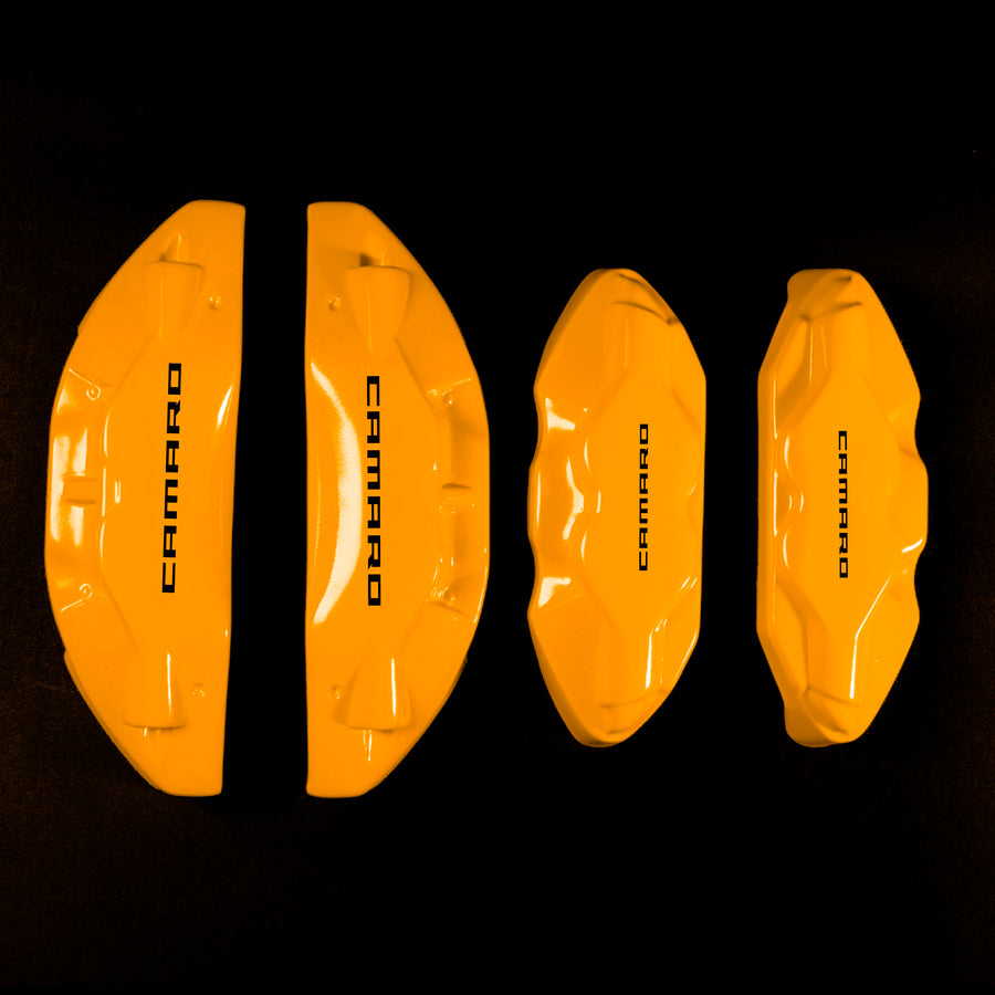 Brake Caliper Covers for Chevrolet Camaro SS 2016-2022 in Orange Color – Set of 4 + Warranty