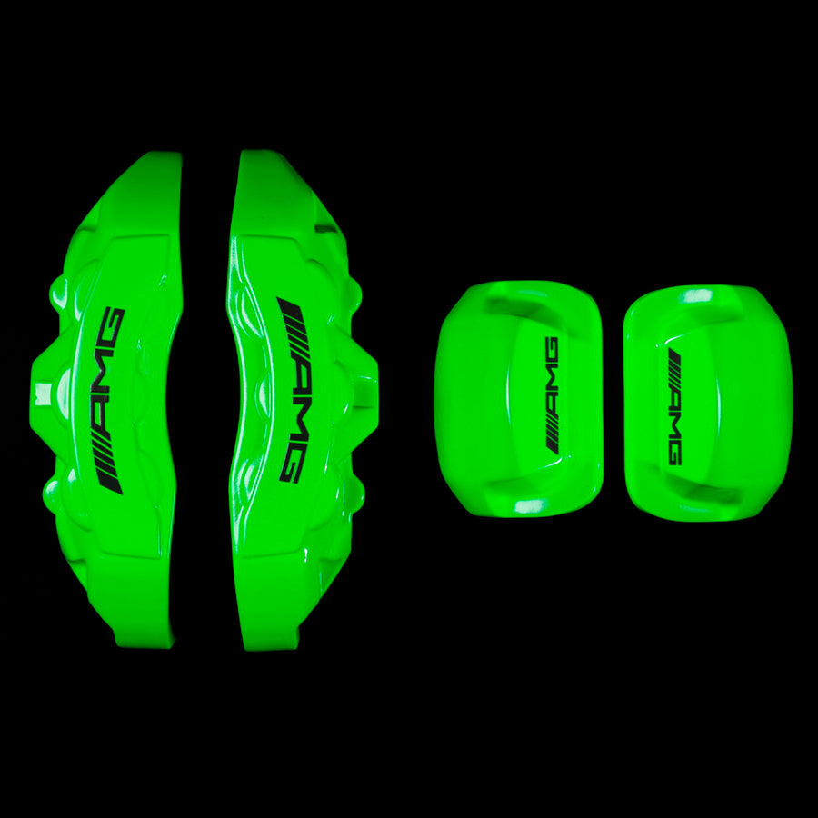 Brake Caliper Covers for Mercedes-Benz G63 2008-2018 – AMG Style in Green Color – Set of 4 + Warranty