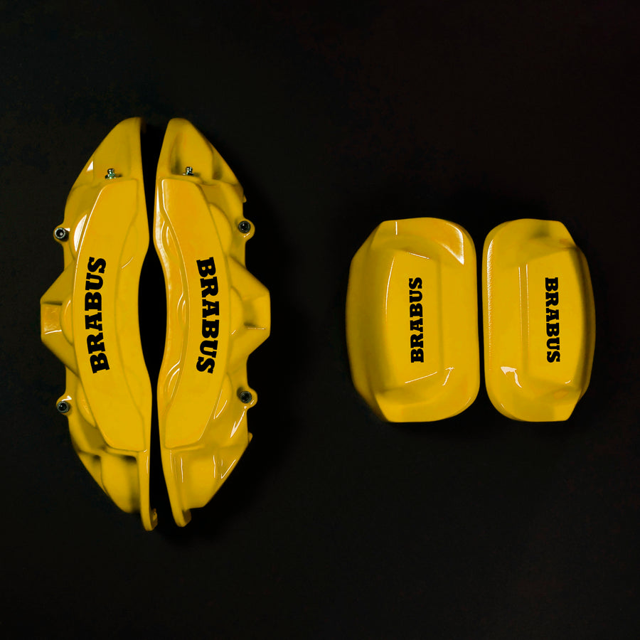 Brake Caliper Covers for Mercedes-Benz G550 1991-2018 – Brabus in Yellow Color – Set of 4 + Warranty