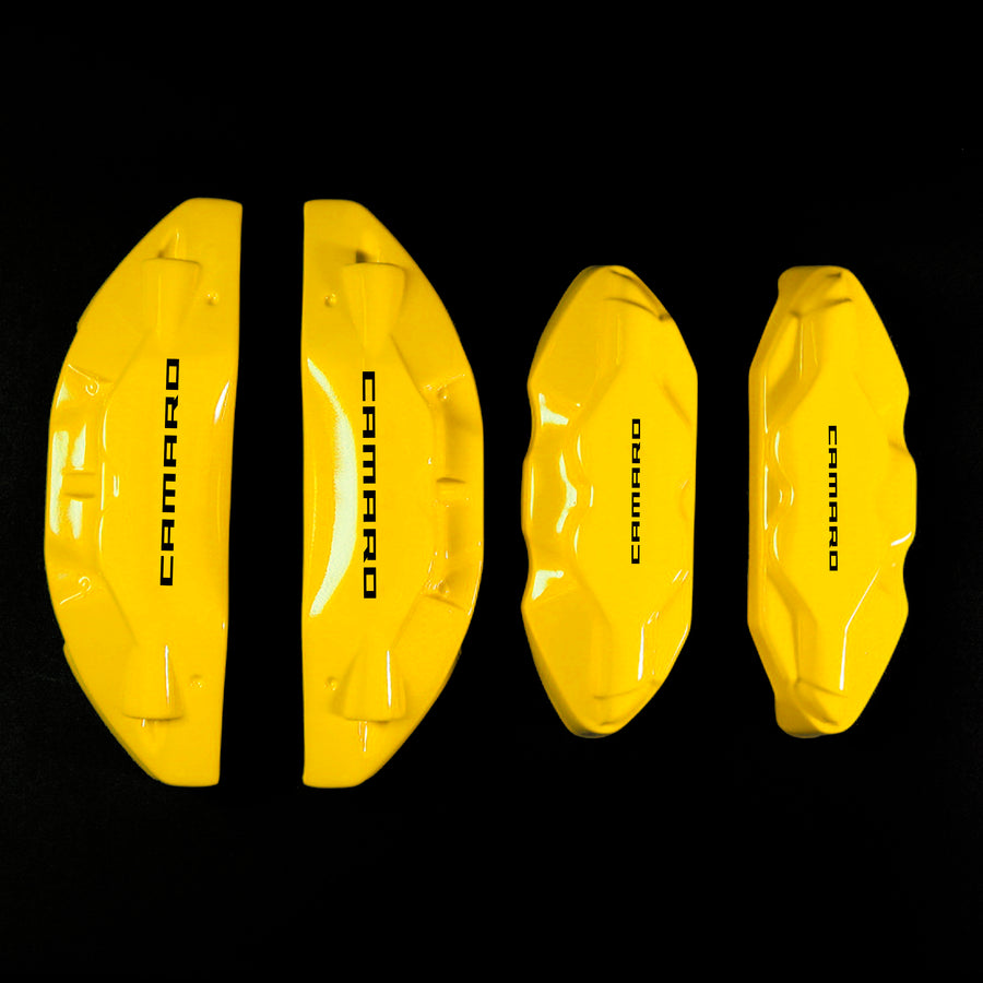 Brake Caliper Covers for Chevrolet Camaro SS 2016-2022 in Yellow Color – Set of 4 + Warranty