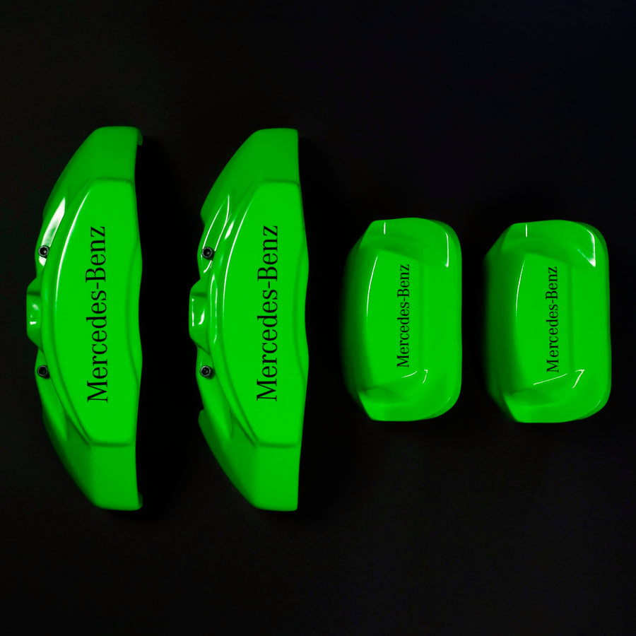 Brake Caliper Covers for Mercedes-Benz E400 2003-2016 in Green Color Set of 4 + Warranty