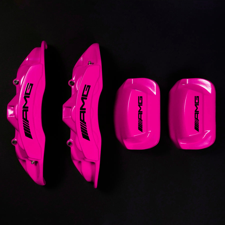 Brake Caliper Covers for Mercedes-Benz G550 1991-2018 – AMG Style in Fuchsia Color – Set of 4 + Warranty