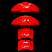Brake Caliper Covers for Audi A7 2012-2015 – RS Style in Red Color – Set of 4 + Warranty