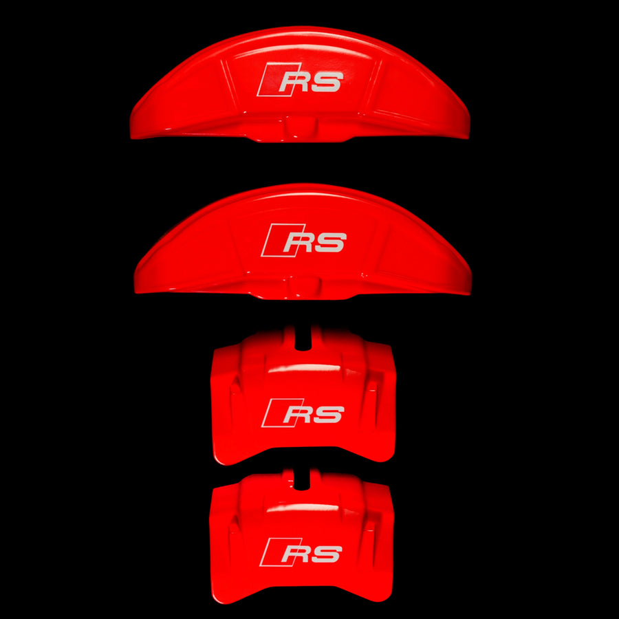 Brake Caliper Covers for Audi A7 2012-2015 – RS Style in Red Color – Set of 4 + Warranty