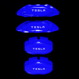 Brake Caliper Covers for Tesla Model X 2017-2020 in Blue Color – Set of 4 + Warranty