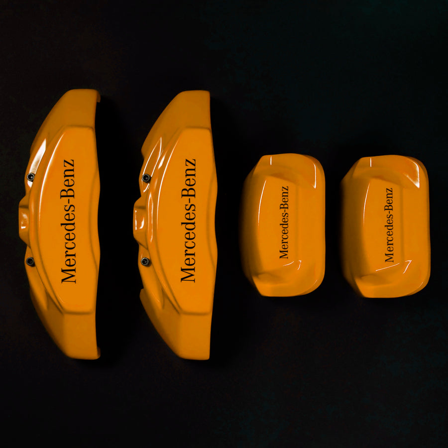 Brake Caliper Covers for Mercedes-Benz E400 2003-2016 in Orange Color Set of 4 + Warranty