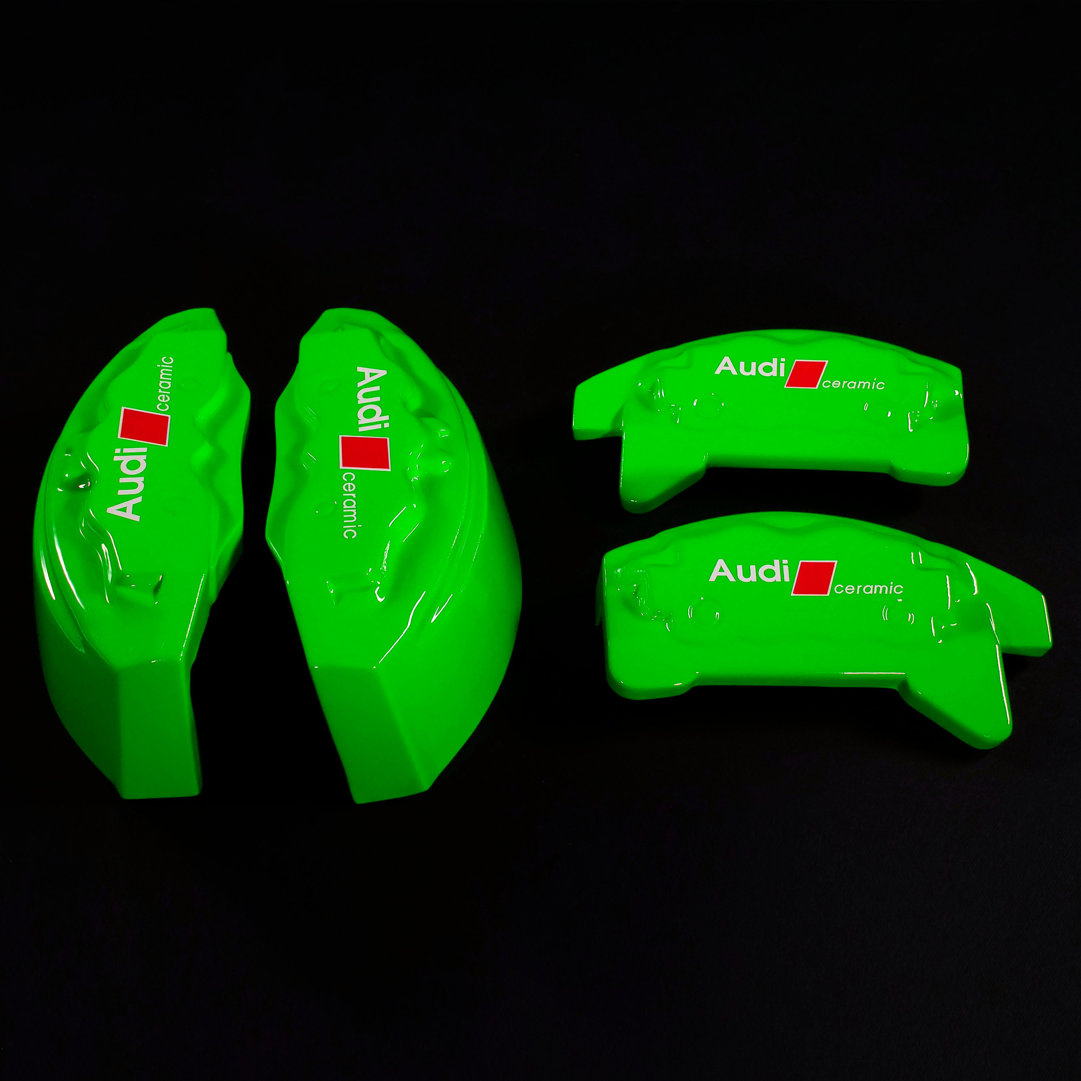 Brake Caliper Covers for Audi Q5 2009-2016 – Ceramic Style in Green Color – Set of 4 + Warranty