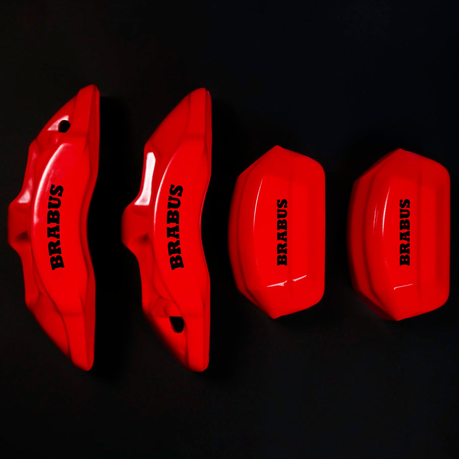 Brake Caliper Covers for Mercedes-Benz C63 2015-2018 – in Red Color – Set of 4 + Warranty