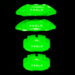 Brake Caliper Covers for Tesla Model X 2017-2020 in Green Color – Set of 4 + Warranty